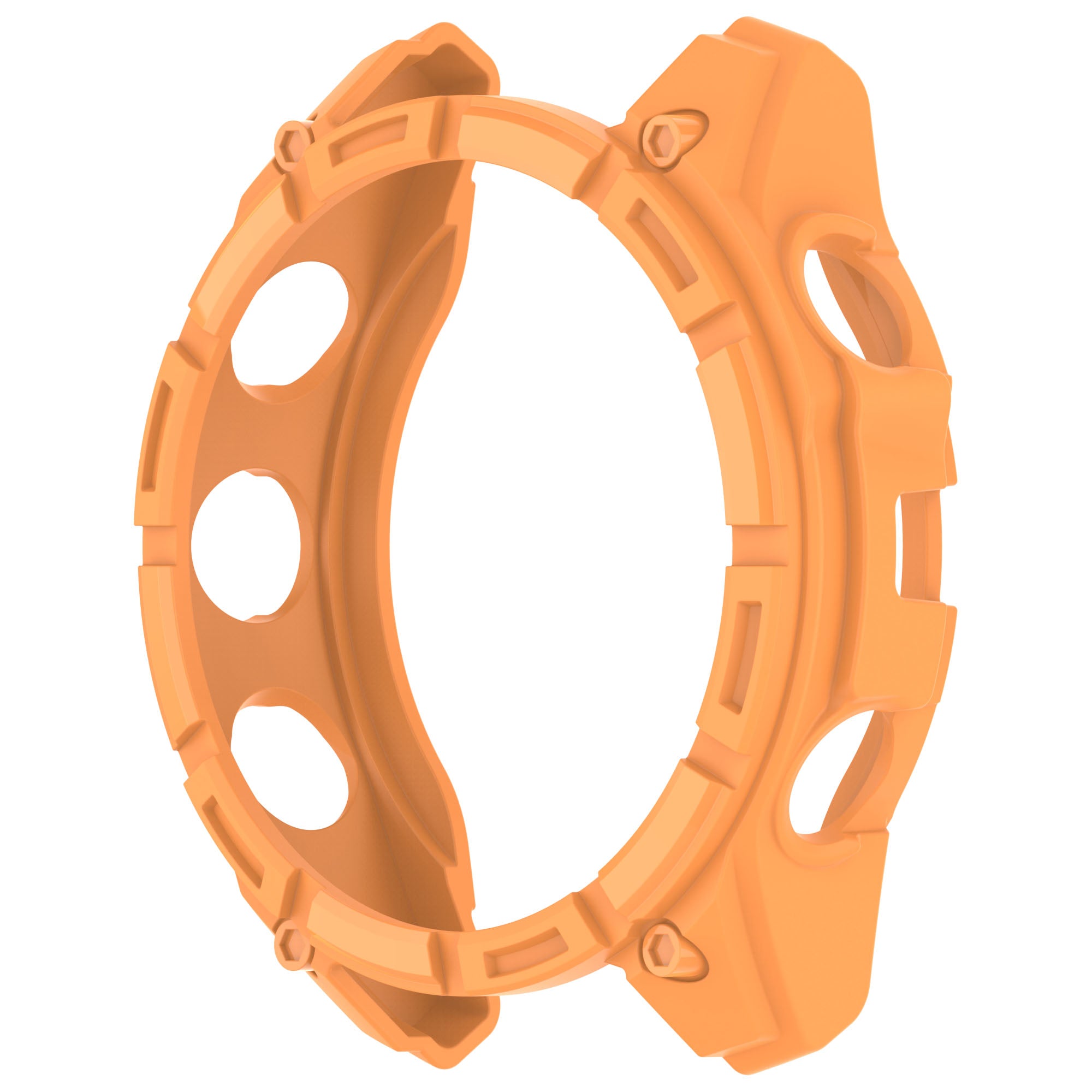 Coque TPU résistante Garmin Quatix 8 - 51mm (orange)