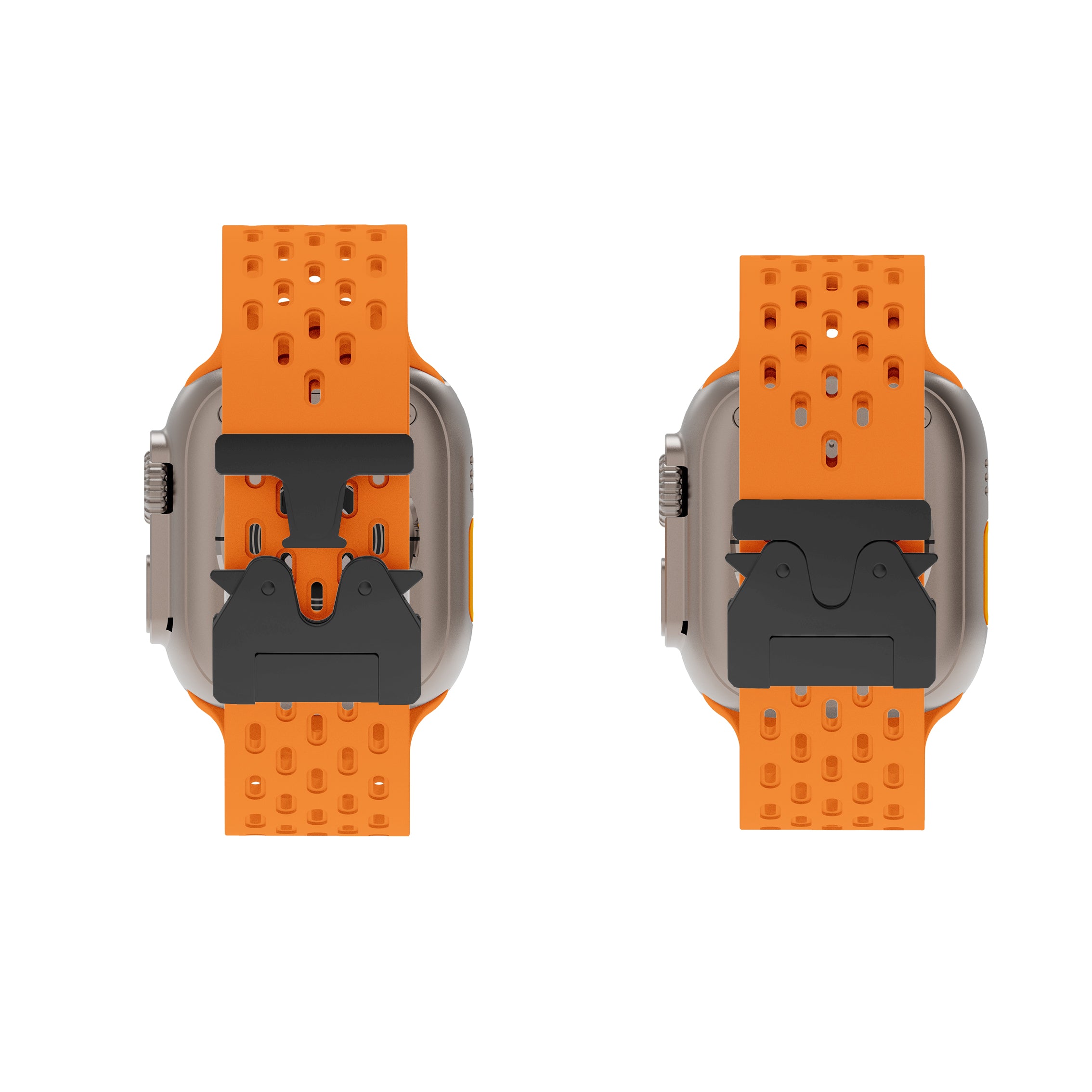 Bracelet silicone air avec P-buckle pour Apple Watch (orange)