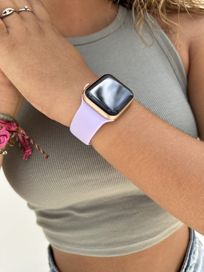 Bracelet silicone xoxo Wildhearts Apple Watch (lilas)