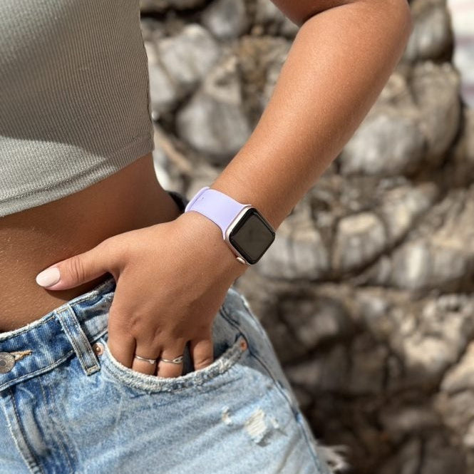 xoxo Wildhearts Apple Watch Silicone Strap (Lilac)