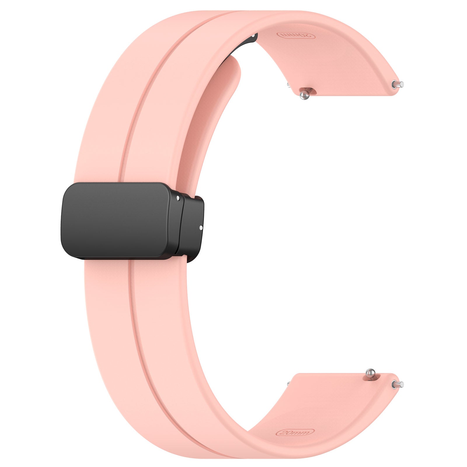 Withings ScanWatch Nova D-Buckle Silicone Strap (Pink)