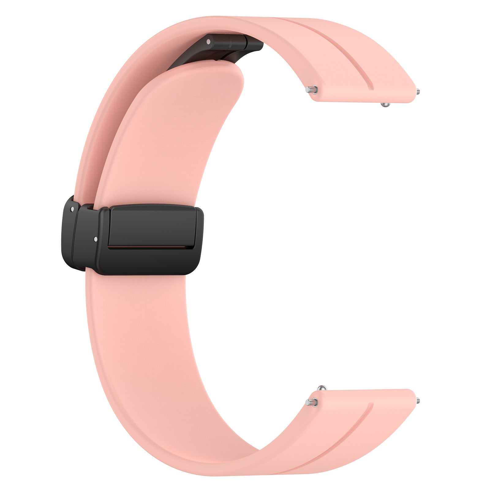 Bracelet silicone avec boucle Amazfit Bip 3 (Pro) (rose)