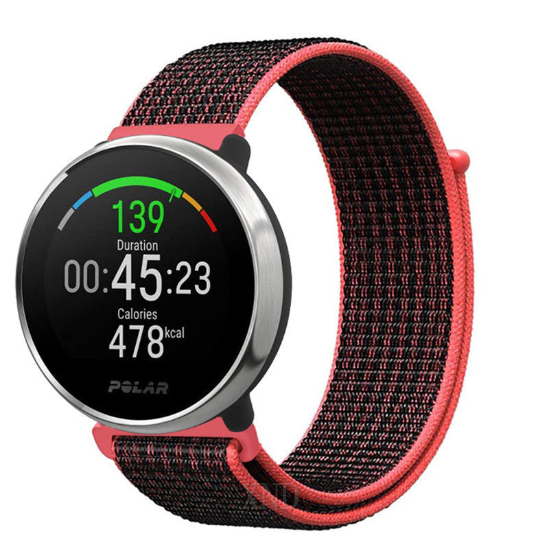 polar-unite-nylon-bandje-zwart-rood