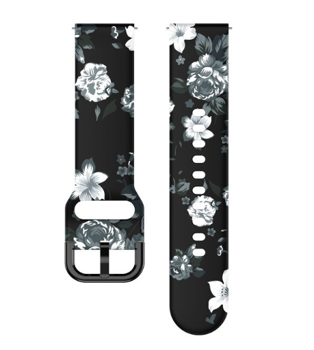 Grey Flower Amazfit Bip 3 (Pro) Strap