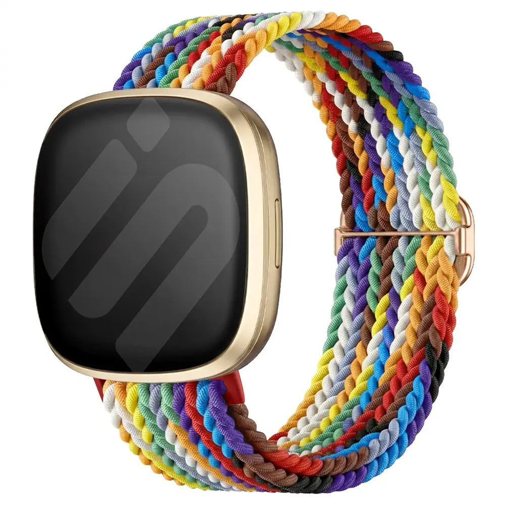 Fitbit Versa 4 Adjustable Woven Strap (Colourful)