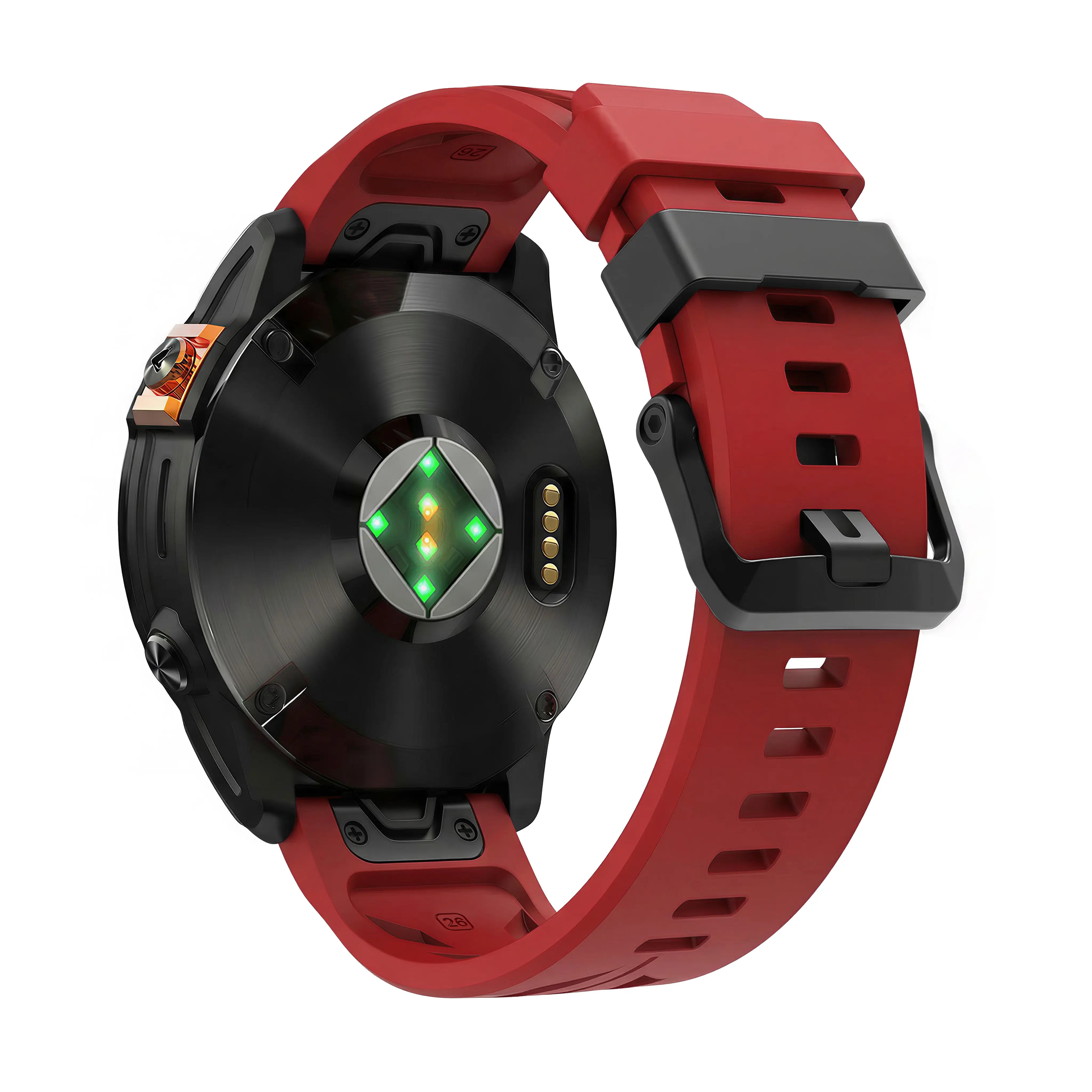 Garmin Quatix 8 Pro - 47mm Race Silicone Strap (Red)