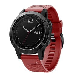 Bracelet silicone Garmin Instinct 3 - 45mm (rouge)