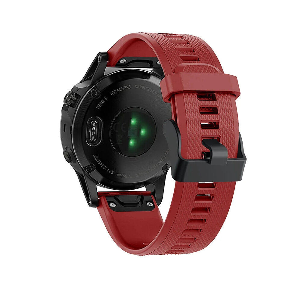 Bracelet silicone Garmin Tactix 8 - 47mm (rouge)