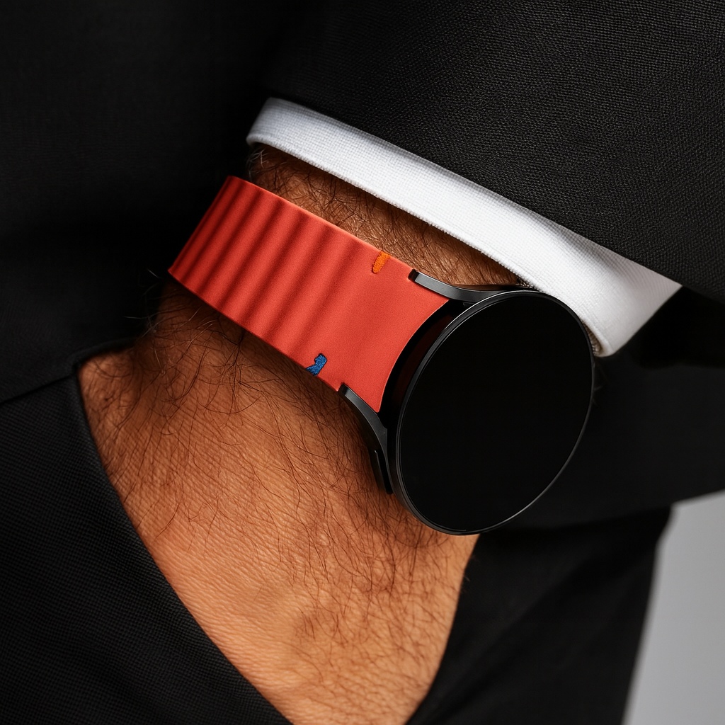 Samsung Galaxy Watch 4 40mm Wave Strap (Red)