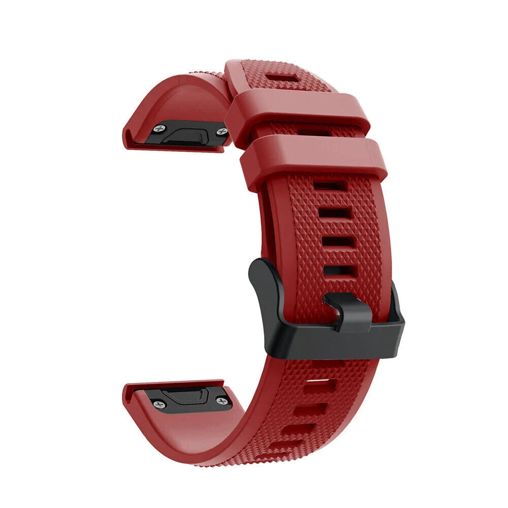 Bracelet silicone Garmin Tactix 8 - 47mm (rouge)