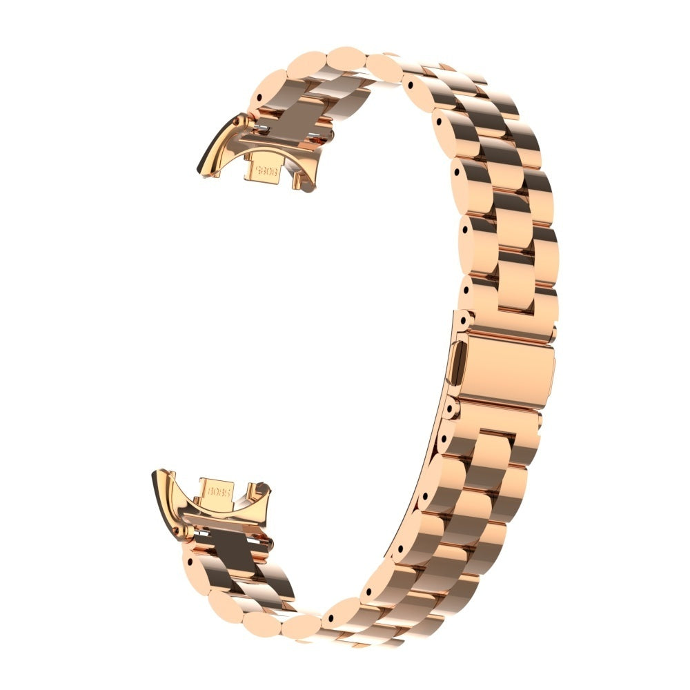 Bracelet acier Xiaomi Smart Band 10 (rose/or)