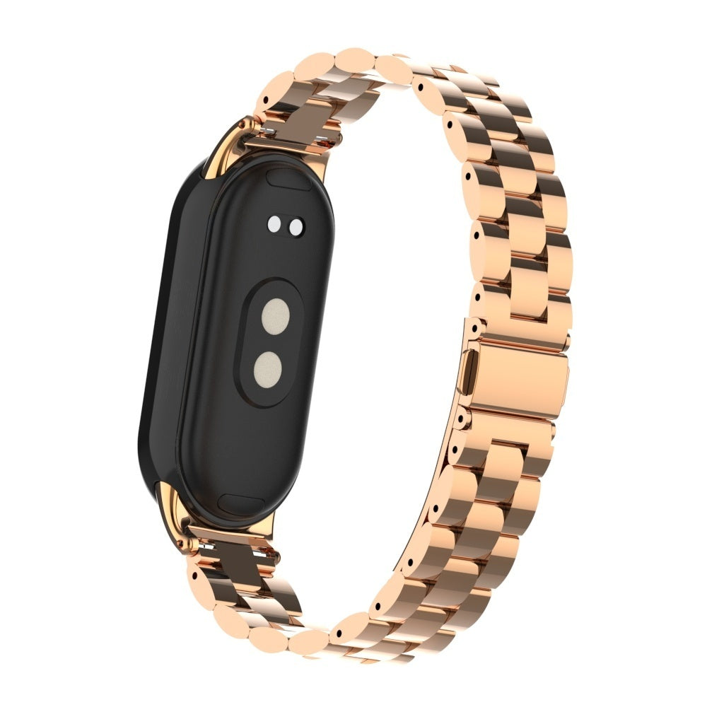 Bracelet acier Xiaomi Smart Band 10 (rose/or)