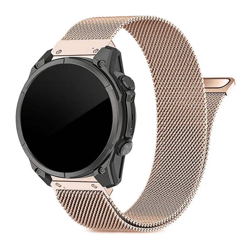 Bracelet milanais premium Garmin D2 Delta S (or rose)