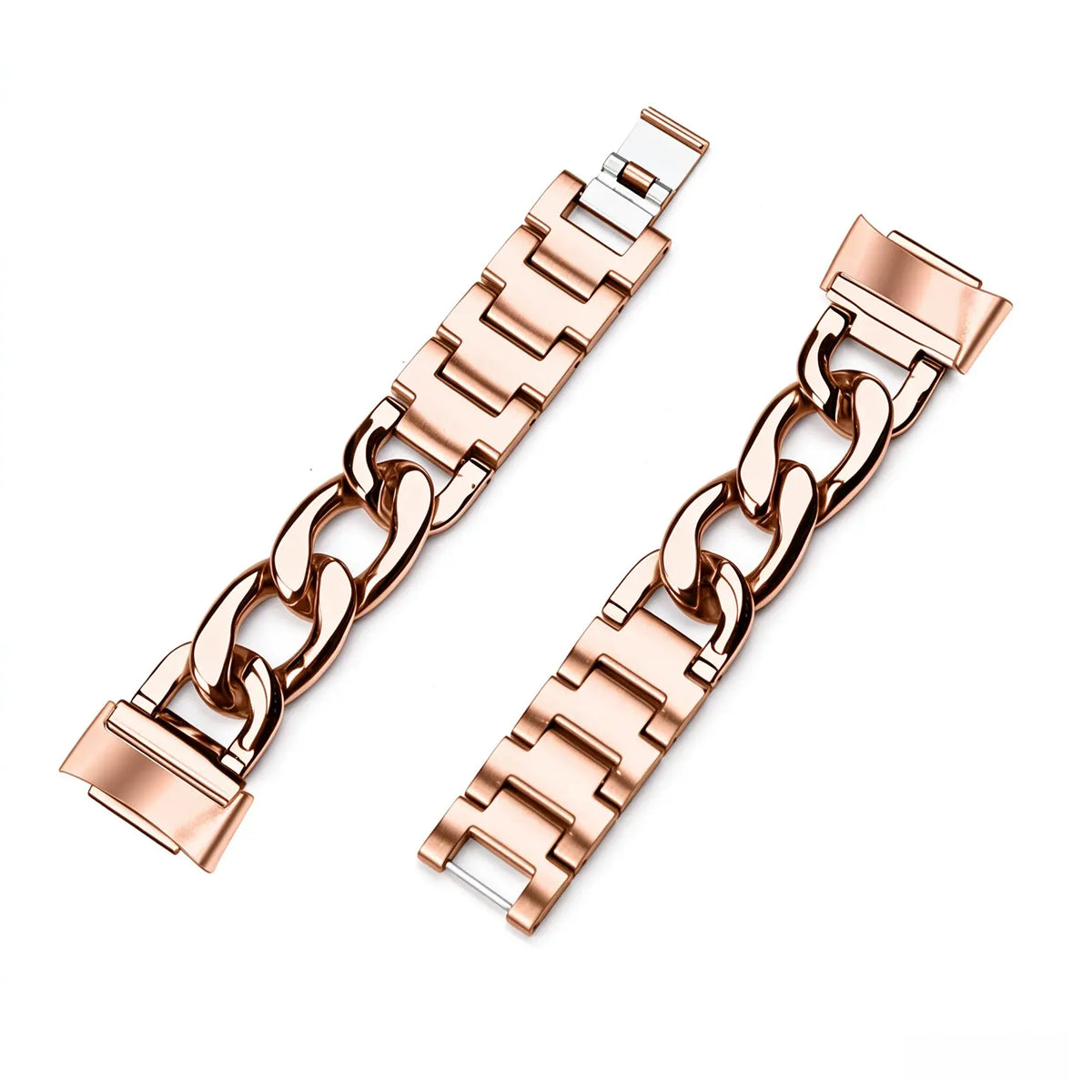 Bracelet chaîne en acier Fitbit Charge 6 (or rose)