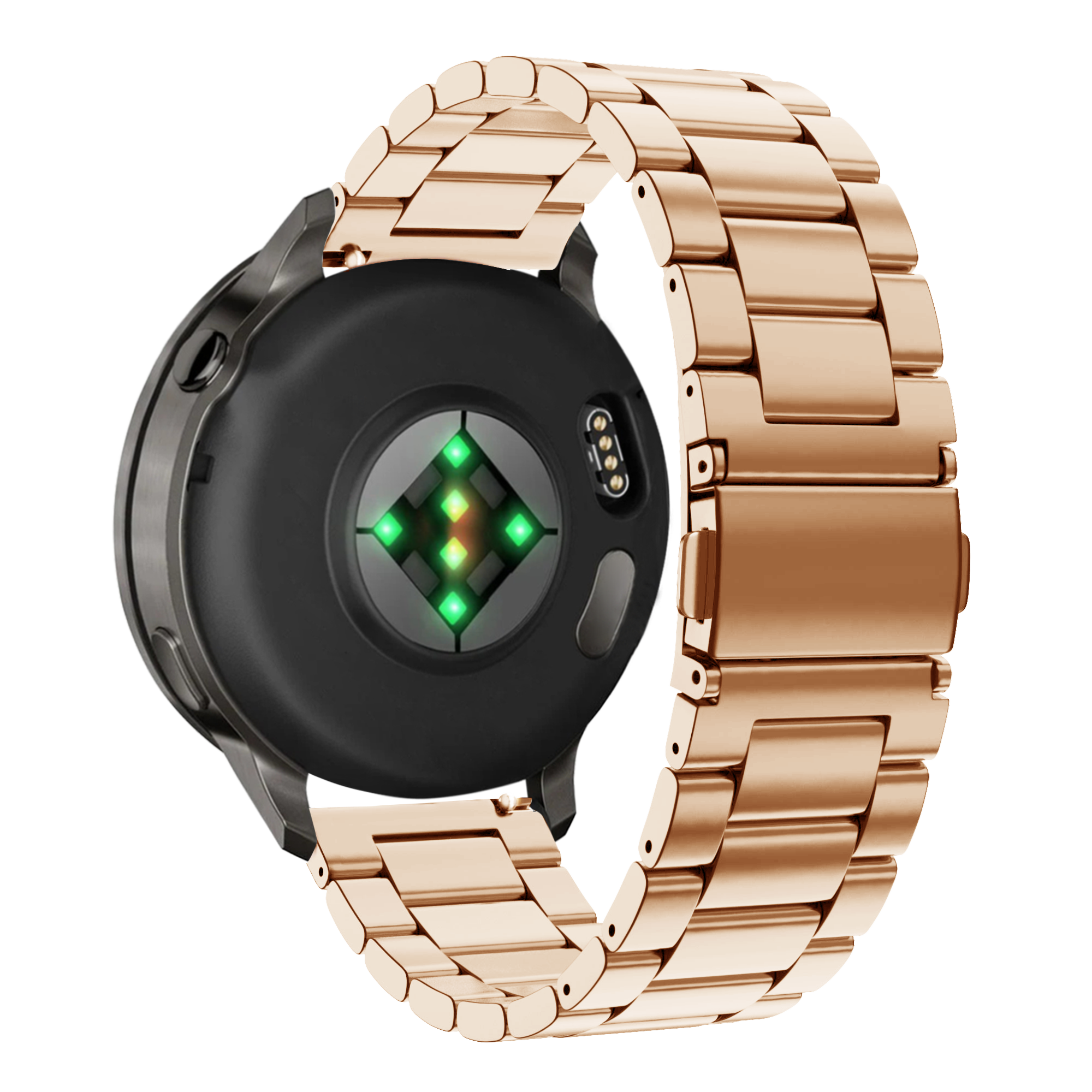 Bandz Garmin Venu 2s Steel Strap 'Classic' (Rose Gold)