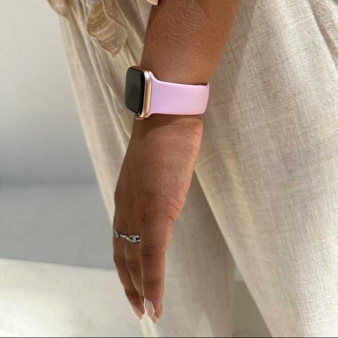 xoxo Wildhearts Apple Watch Silicone Strap (Bright Pink)