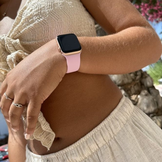 xoxo Wildhearts Apple Watch Silicone Strap (Bright Pink)