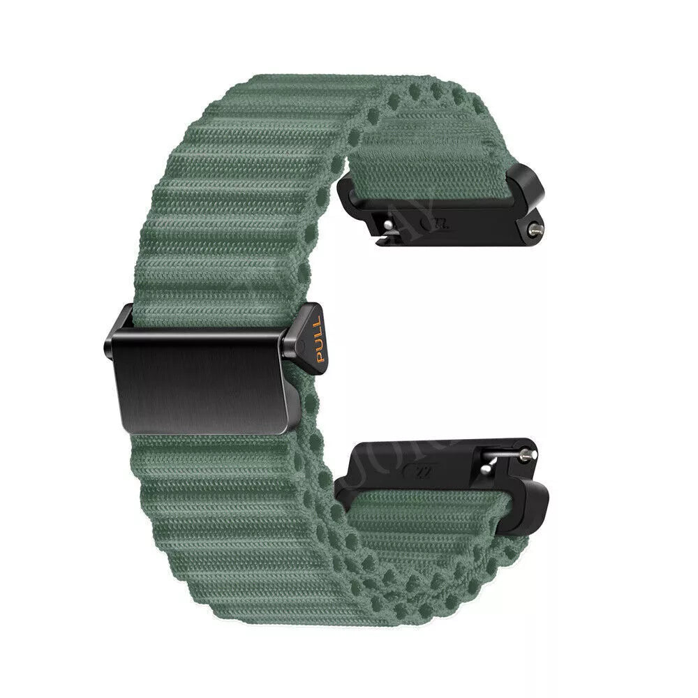 Bracelet nylon Outdoor Amazfit Bip 6 (foncé vert)