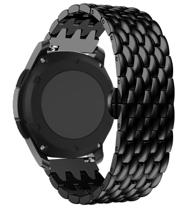 Bracelet acier 'Dragon' Suunto Run (noir)