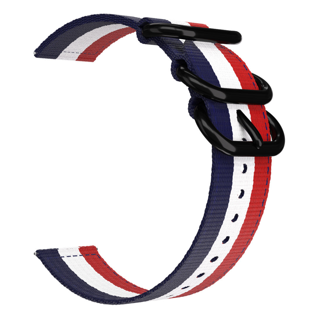 Withings ScanWatch Nova Nylon Buckle Strap (Tricolour)