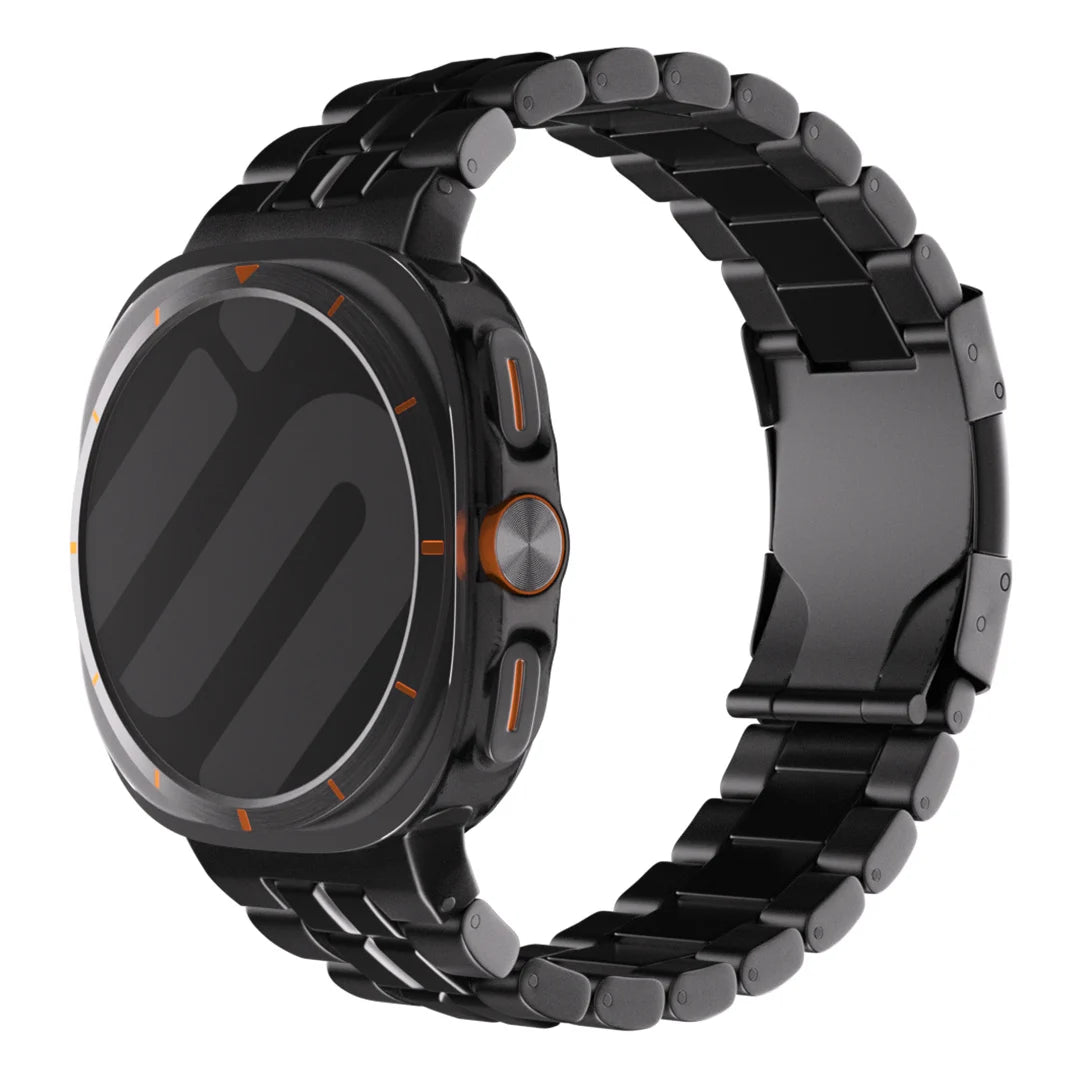Bracelet titane 'Square' Samsung Galaxy Watch Ultra (noir)