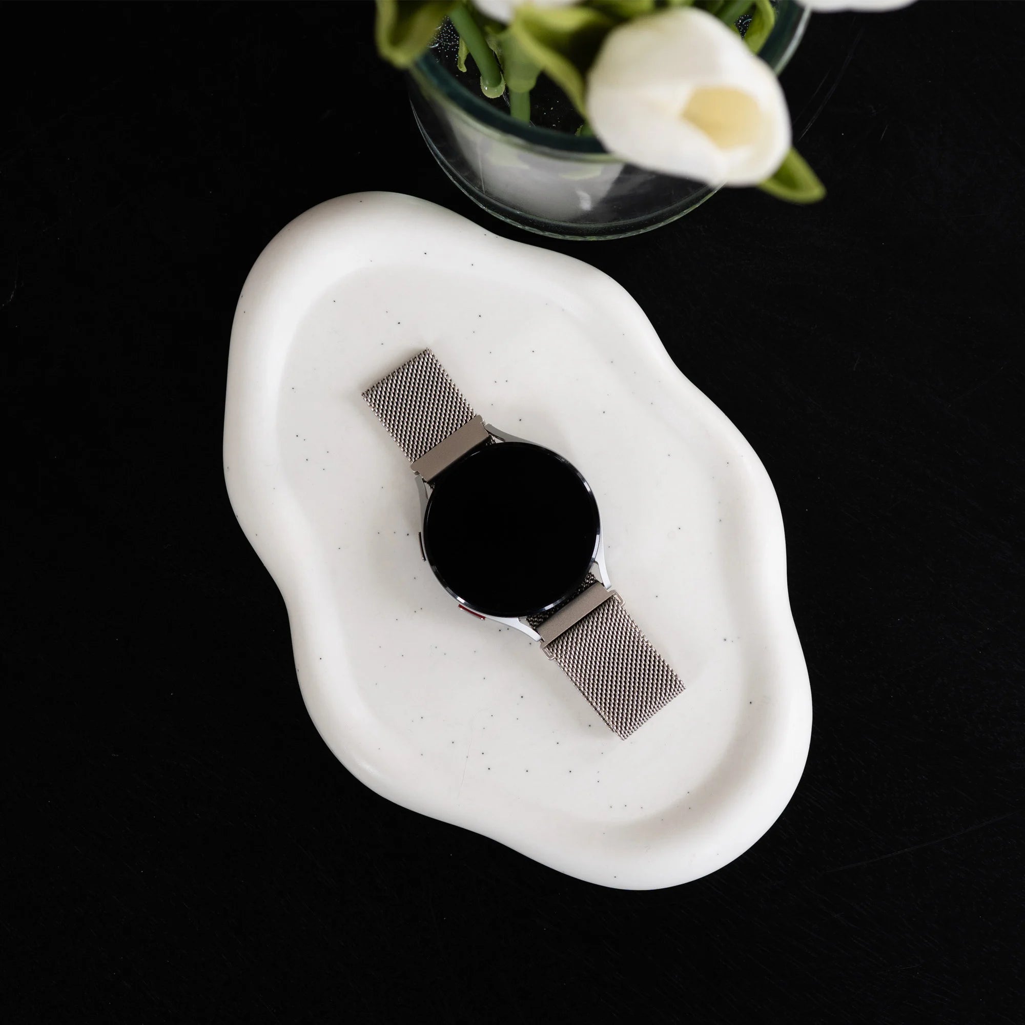 Samsung Galaxy Watch 6 - 40mm Milanese Strap (Starlight)