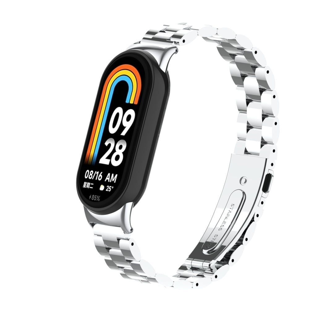 Bracelet acier Xiaomi Smart Band 10 (argent)