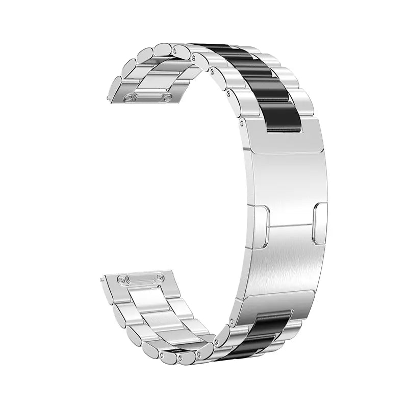 Bracelet acier 'One Push' Xiaomi Watch 5 (argent/noir)