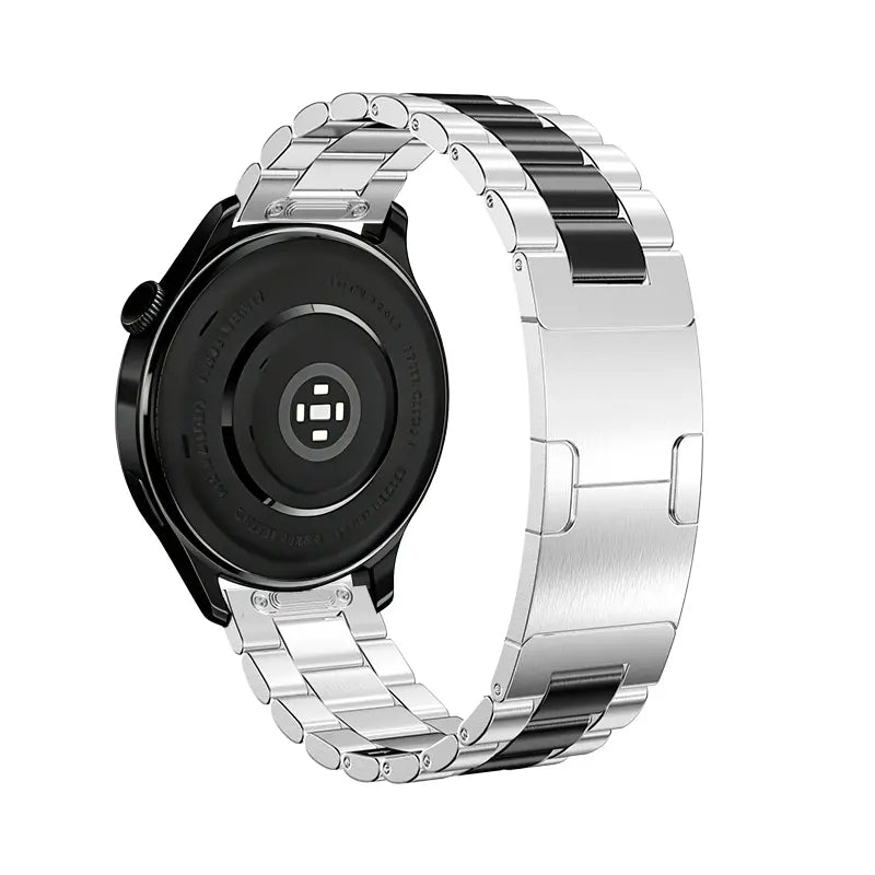 Bracelet acier 'One Push' Huawei Watch Ultimate (argent/noir)
