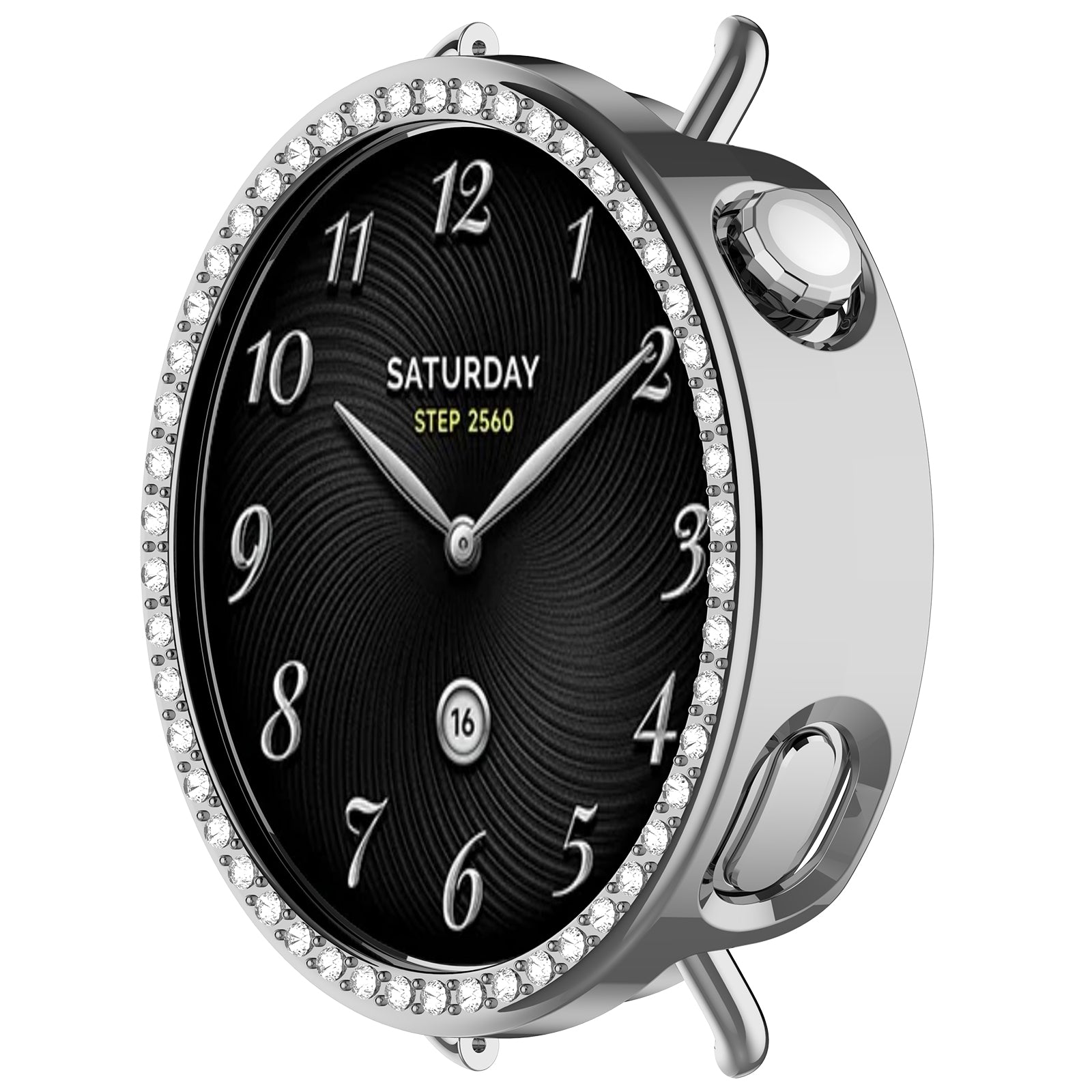 Coque rigide diamant Xiaomi Watch S4 - 41mm (argenté)