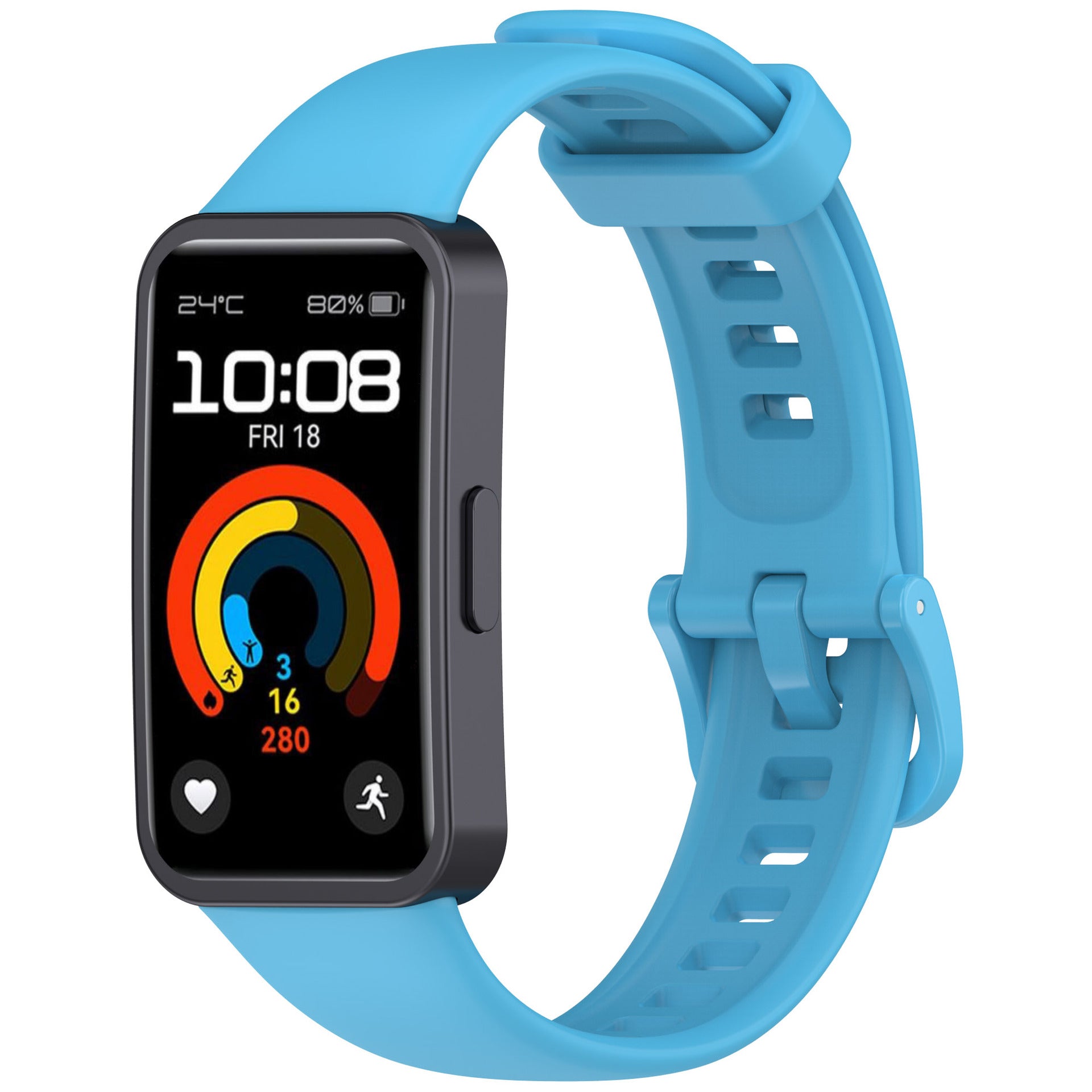 Huawei Band 8 Silicone Classic Strap (Light Blue)