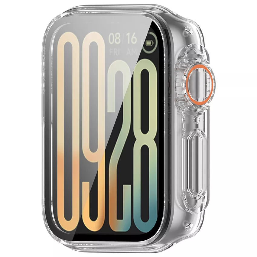 Coque rigide Xiaomi Smart Band 9 Pro avec verre (transparent)