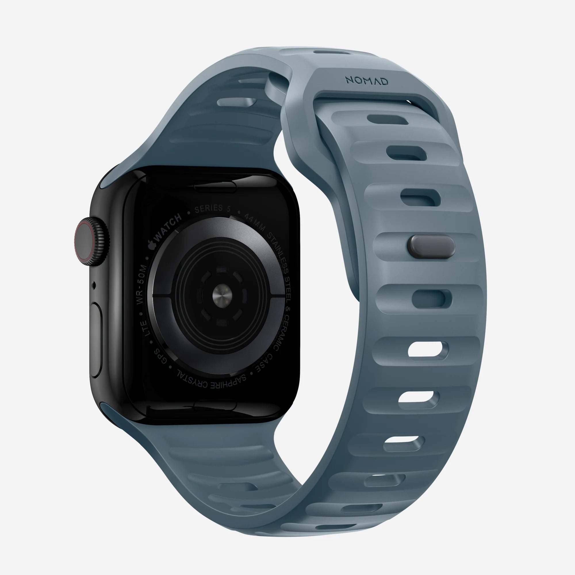 Nomad Bracelet silicone sport Apple Watch (bleu marine)