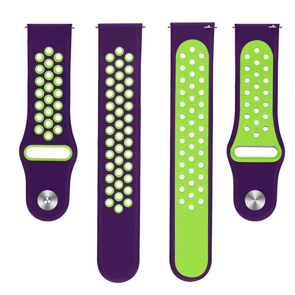 Withings Steel HR - 40mm Sport Strap (Purple/Green)