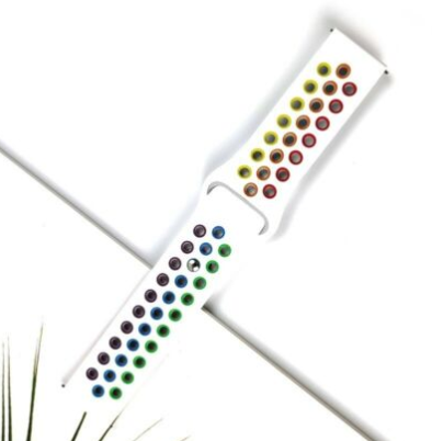 Amazfit Active Sport Strap (White/Colourful)