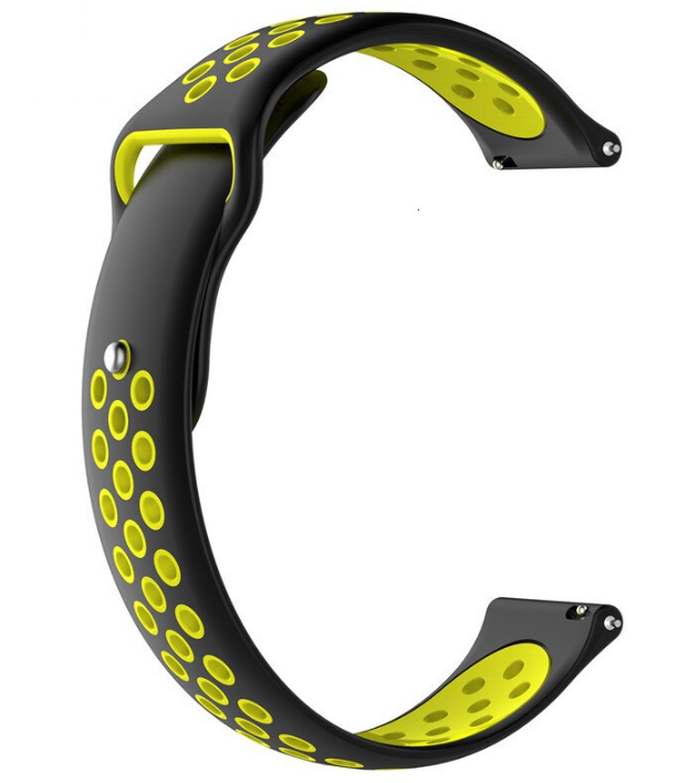 Bracelet sport Amazfit Balance 2 (noir/jaune)