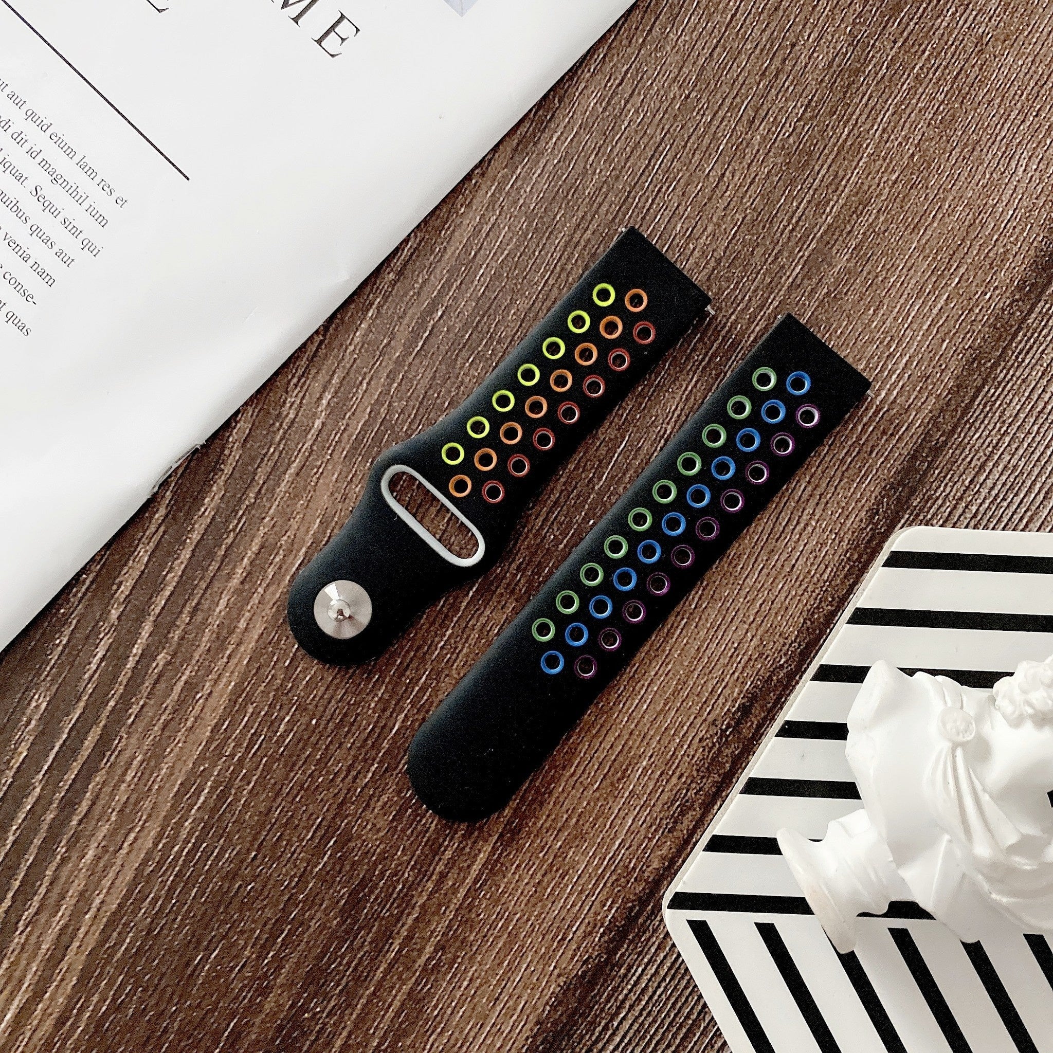 Bracelet sport Withings Steel HR - 40mm (noir/coloré)