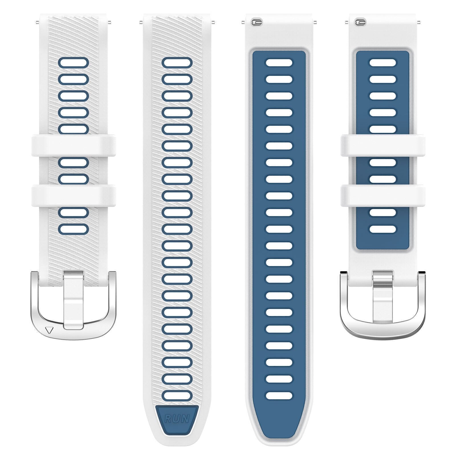 Garmin Approach S50 Sport Buckle Strap (White/Blue)