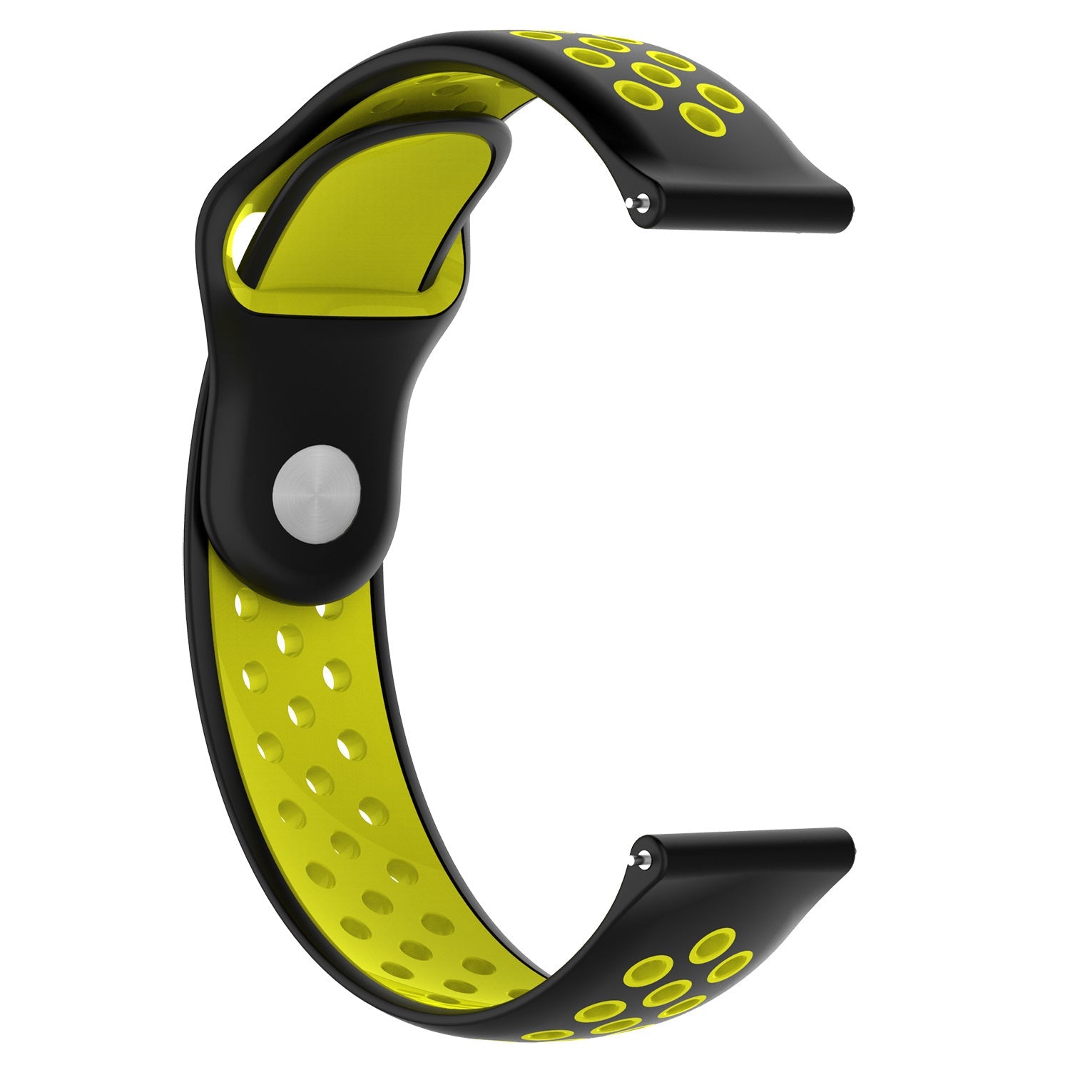 Bracelet sport Withings Steel HR Sport (noir/jaune)