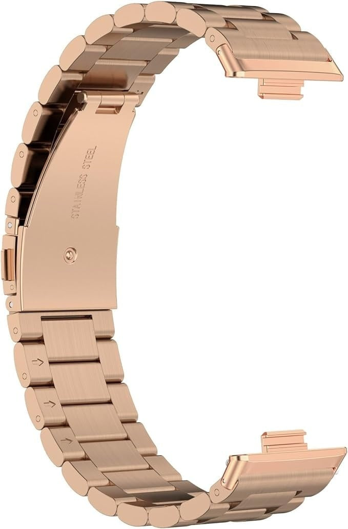Bracelet acier Huawei Watch Fit 4 Pro (rose doré)