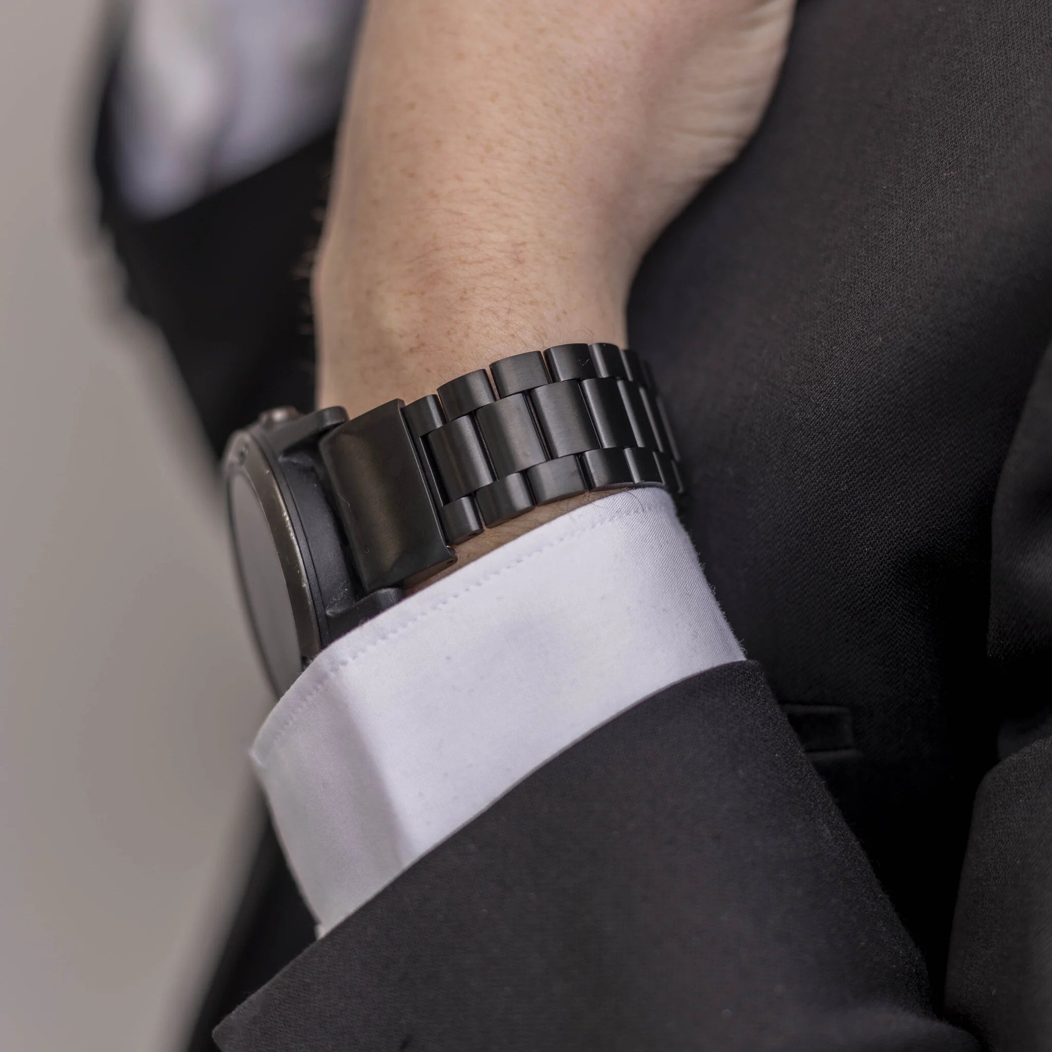 Bracelet acier Garmin Epix Gen 2 (noir)