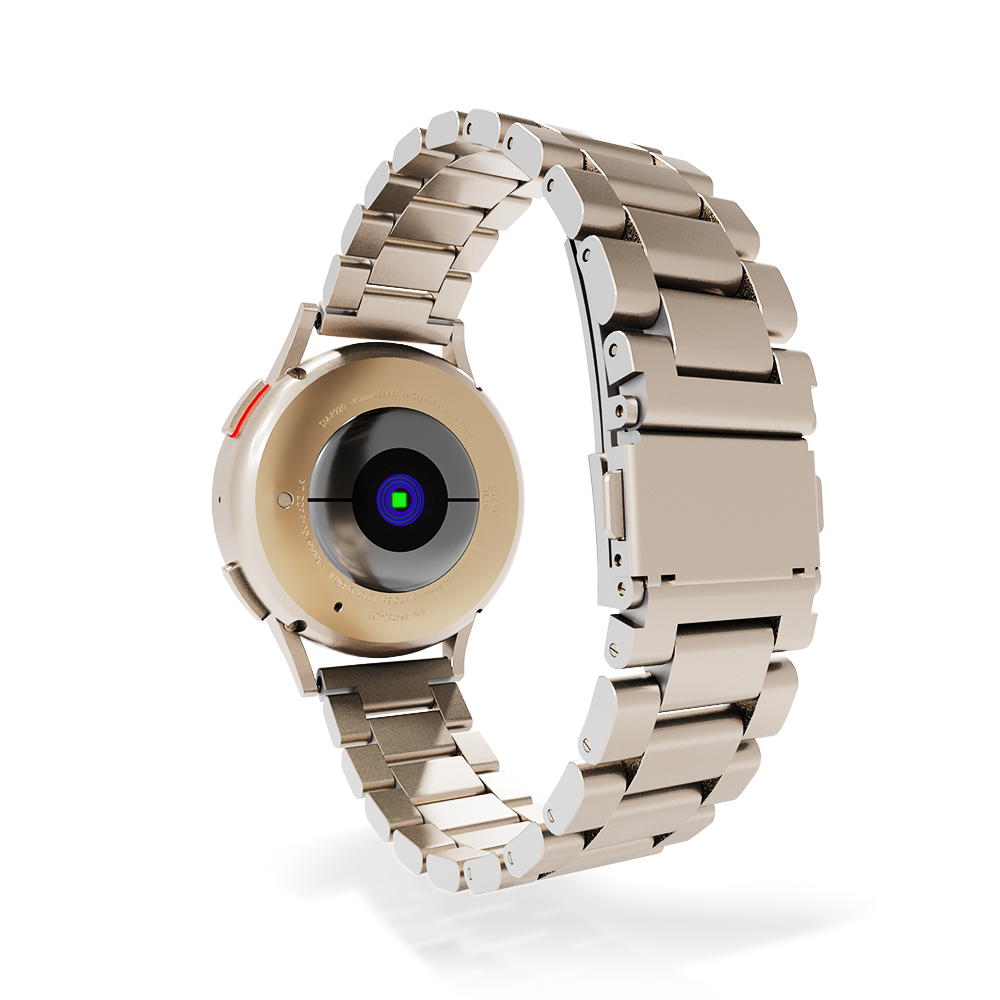 Bracelet acier Withings ScanWatch Light (lumière stellaire)