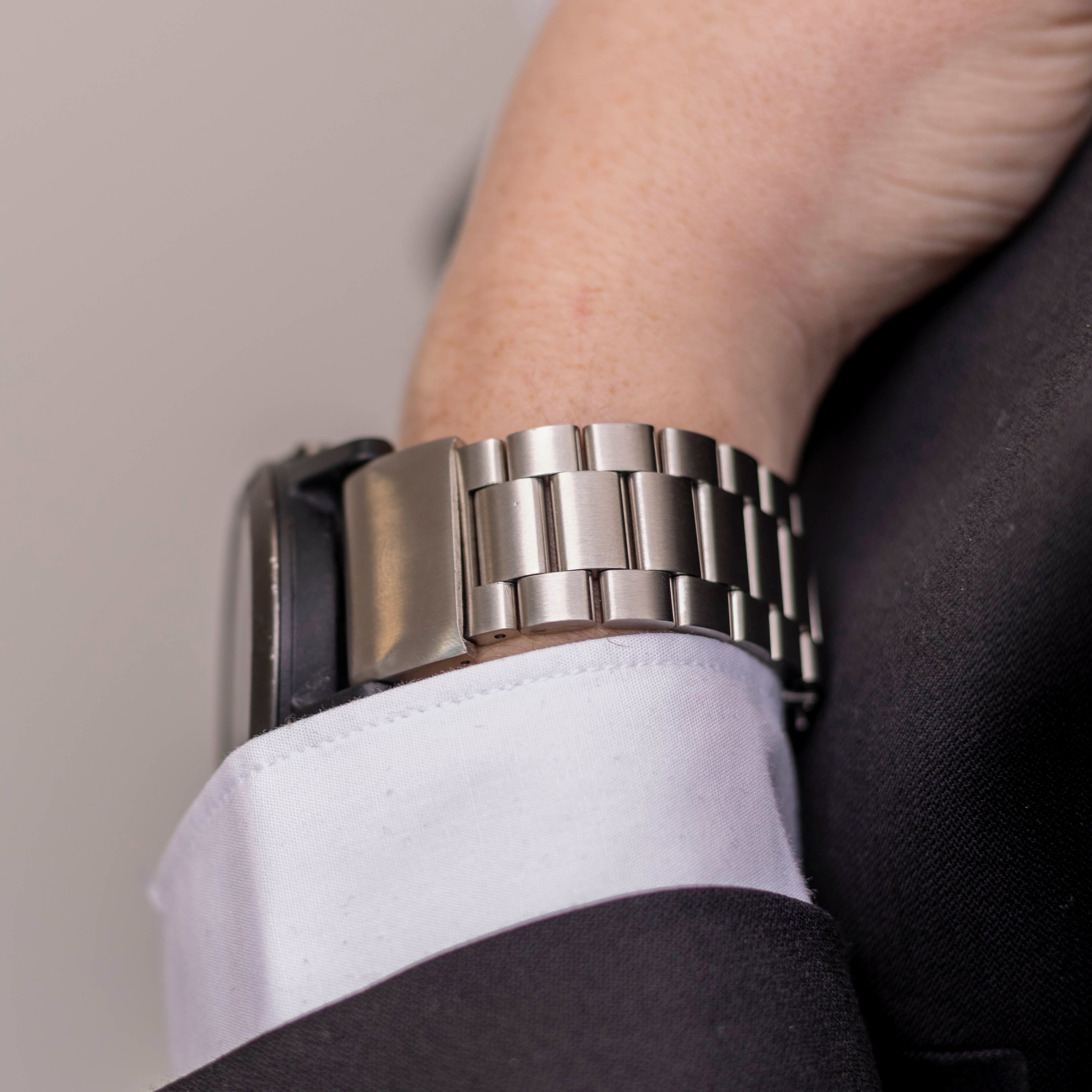 Bracelet acier Garmin Fenix 3 (argent)