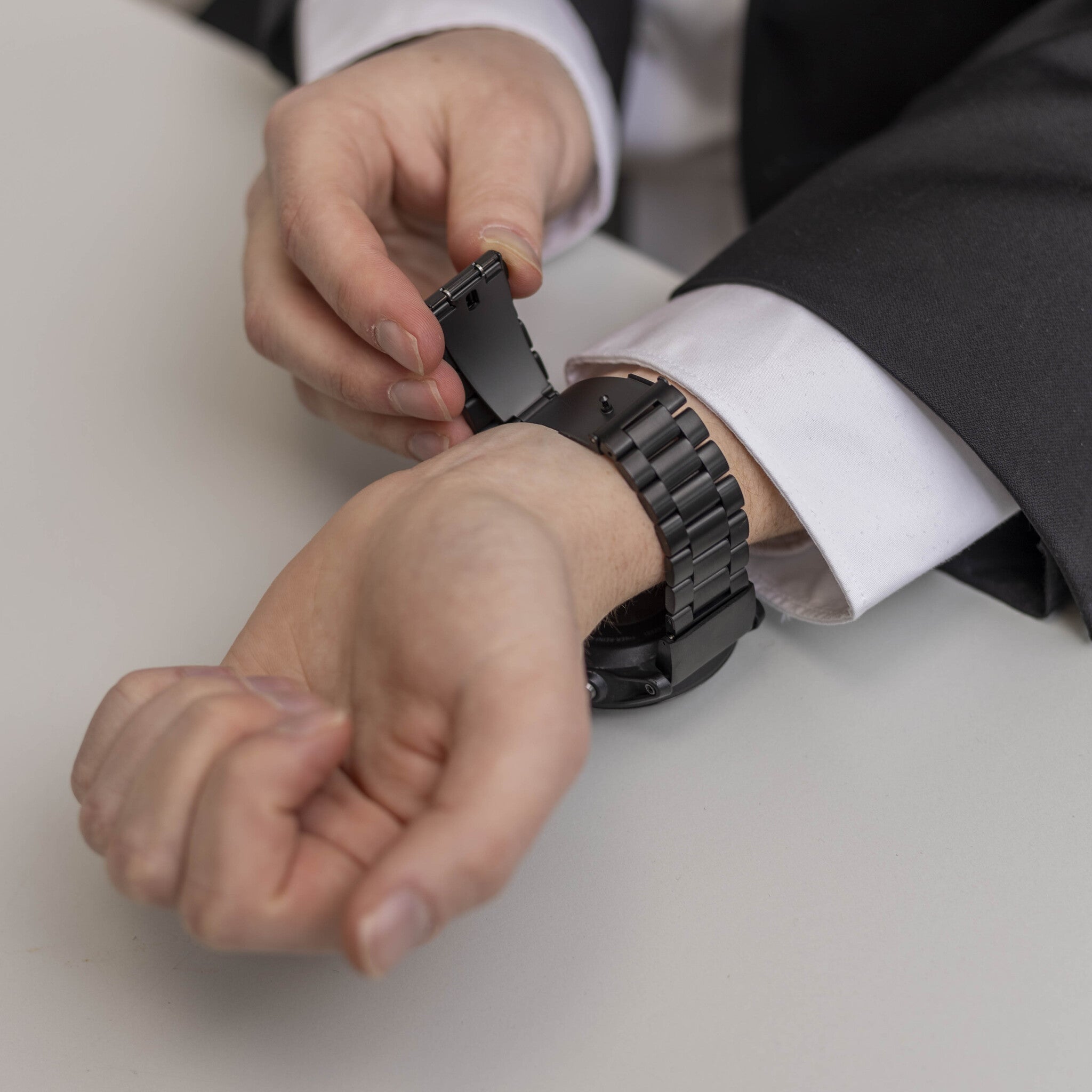 Bandz Bracelet acier 'Classic' Amazfit T-Rex Ultra 2 (noir)