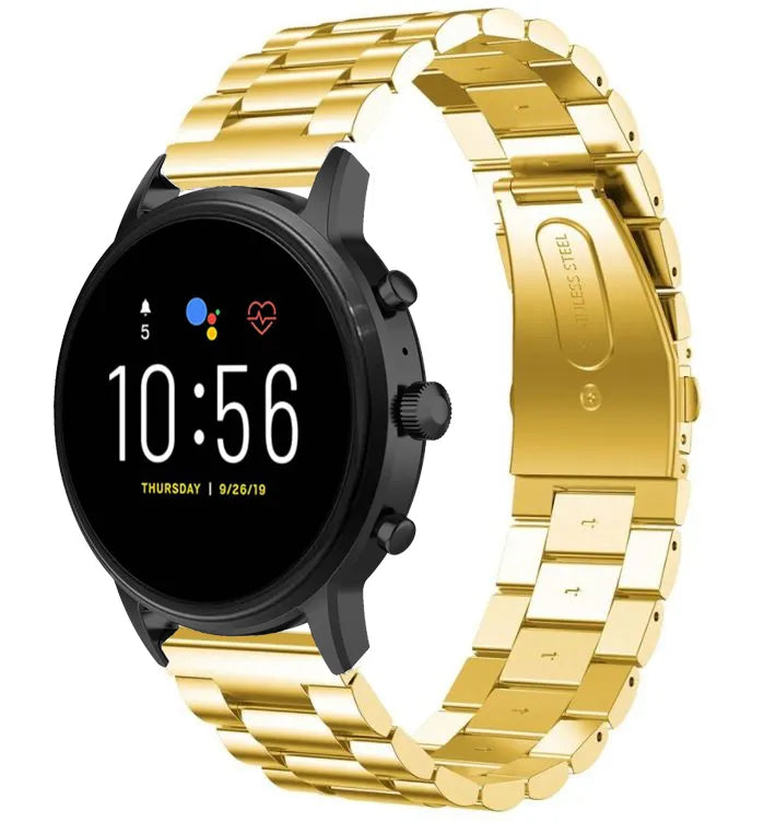 Bracelet acier Fossil Gen 4 Explorist HR (doré)