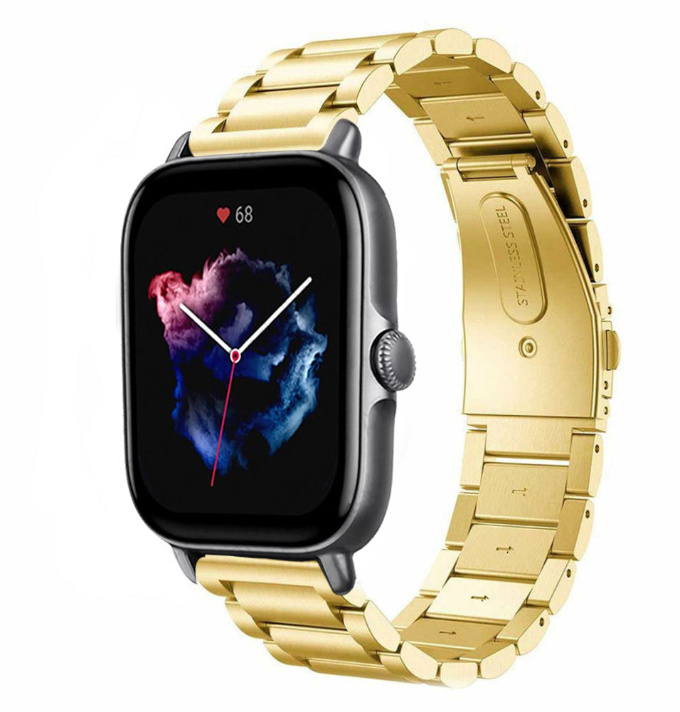 Amazfit Gtr Amazfit Gts Gold Review Amazfit GTS Steel Strap (Gold)