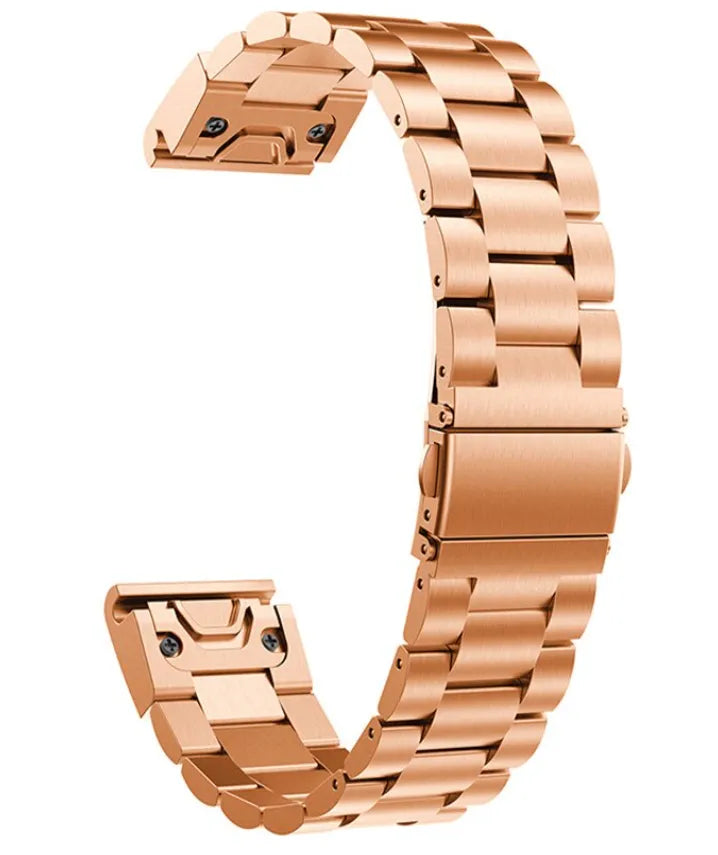 Bracelet acier Garmin D2 Delta S (or rose)