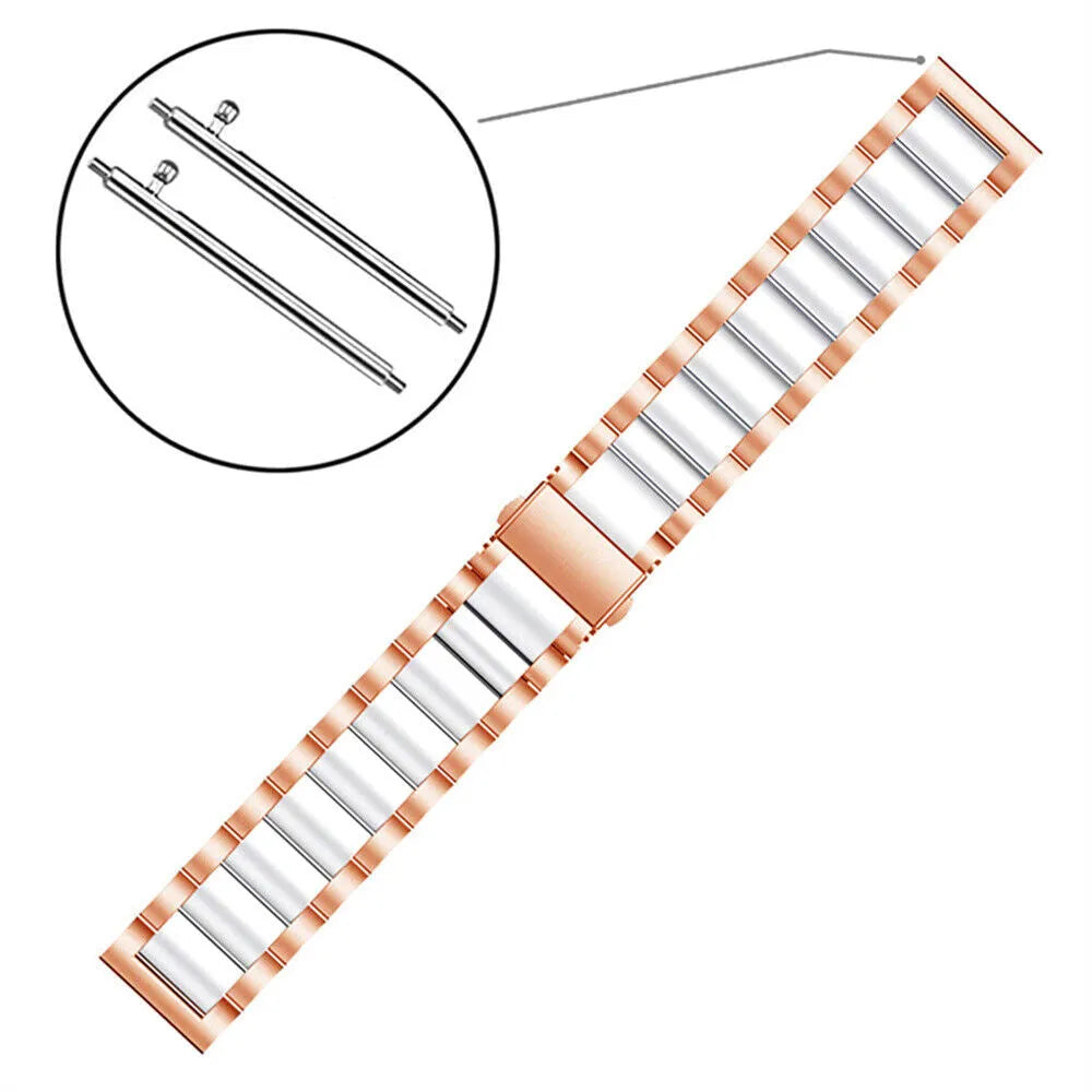 Bracelet acier Amazfit Bip U (Pro) (rose or/blanc)