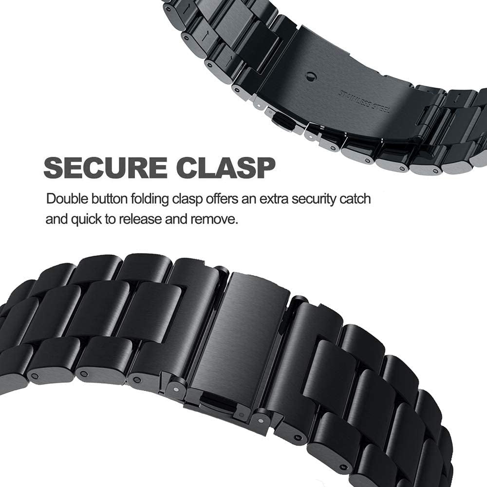 Bracelet acier Coros Pace 3 (noir)