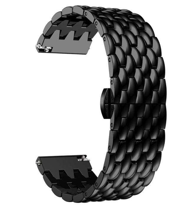 Bracelet acier 'Dragon' OnePlus Watch 3 - 46mm (noir)